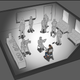 Artist’s impression of how Peter Dahlin‘s televised confession was set up.